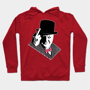 Winston Churchill Middle Finger Hoodie